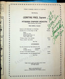 Price, Leontyne - Autograph Lot