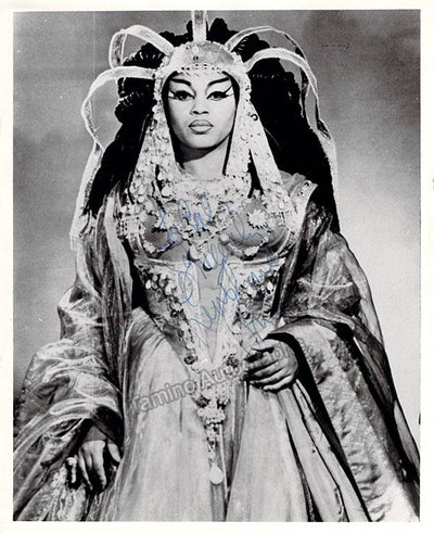 Price, Leontyne - Signed Photo in Antony and Cleopatra, World Premiere 1966