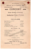 Programs Berlin 1898-1899 - Violinists