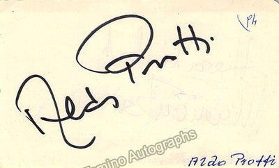 Protti, Aldo - Hoffman, Grace - Lipp, Wilma & Others - Lot of 86 Signatures