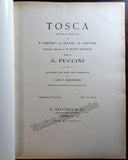 Puccini, Giacomo - Tosca - First English Edition 1905