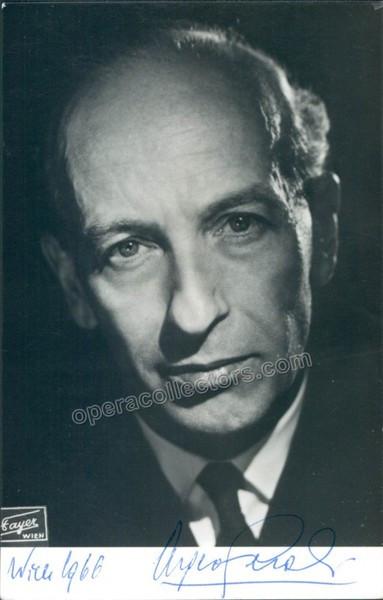 Quadri, Argeo - Signed Photo Postcard