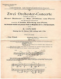 Rabaud, Henri - Concert Program Vienna 1899