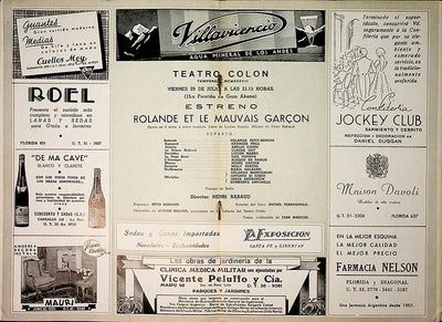 Rabaud, Henri - Program at Teatro Colón 1938