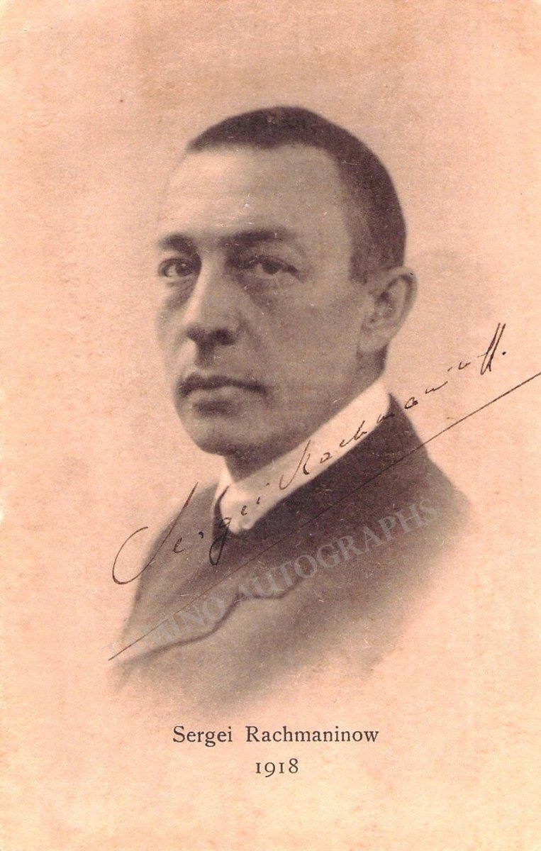 Rachmaninov, Sergei - Signed Photo - Tamino