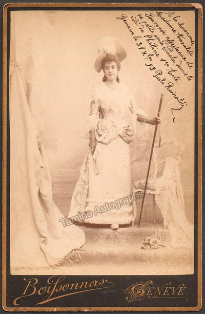 Rainaldi, Paola - Signed Cabinet Photo in Mignon 1893
