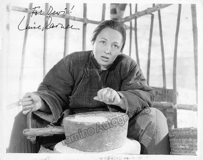 Rainer, Louise - Signed Photo in "The Good Earth"