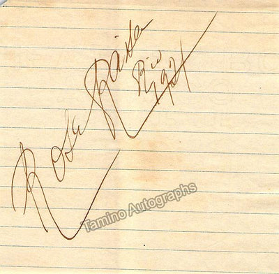 Raisa, Rosa - Signature Cut 1924