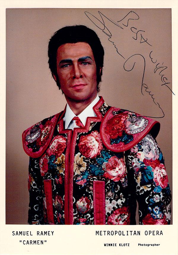 Samuel Ramey Autographs – Tamino
