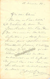 Ravina, Jean-Henri - 2 Autograph Letters Signed 1874-1883