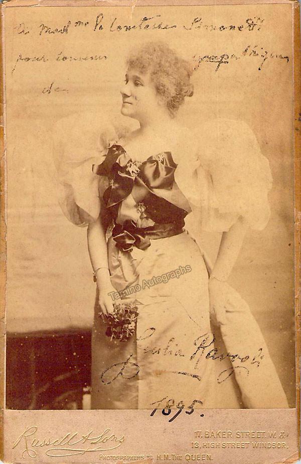 Ravogli, Giulia - Signed Cabinet Photograph 1895