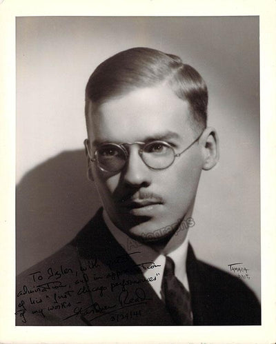 Read, Gardner - Signed Photograph 1941