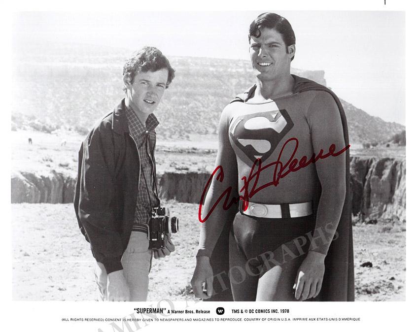 Reeve, Christopher - Signed Photo in "Superman"