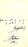 Reeves, John Sims - Autograph Letter Signed 1856 + Autograph Music Quote Signed 1880