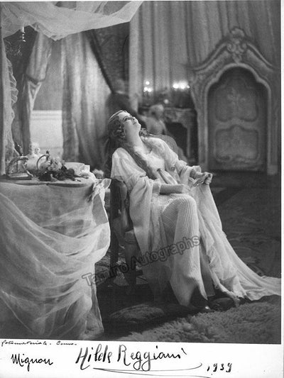 REGGIANI, Hilde (Various Autographs)