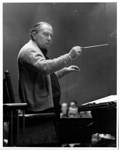 Fritz Reiner in Rehearsal II (8 x 10)