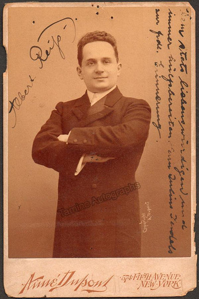 Reiss, Albert - Signed Cabinet Photo