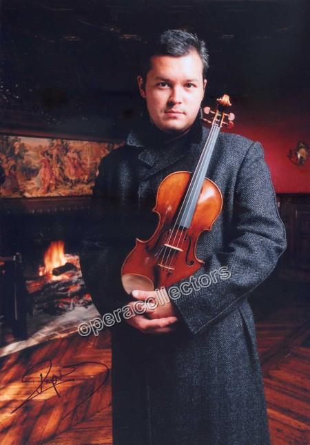 Repin, Vadim - Signed extra-large photo with violin - Tamino