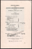 Respighi, Ottorino - Concert Program The Hague 1926