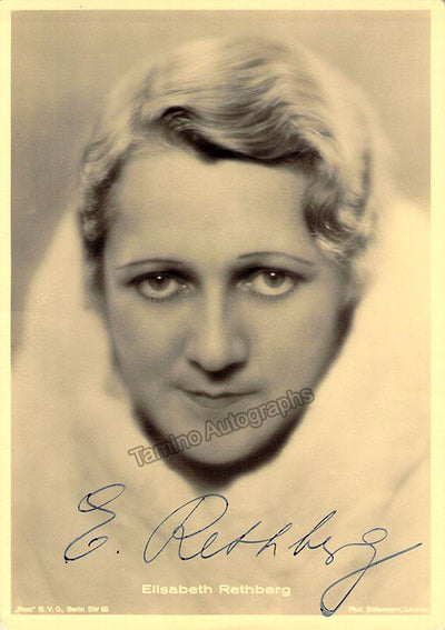 RETHBERG, Elisabeth (Various Autographs)