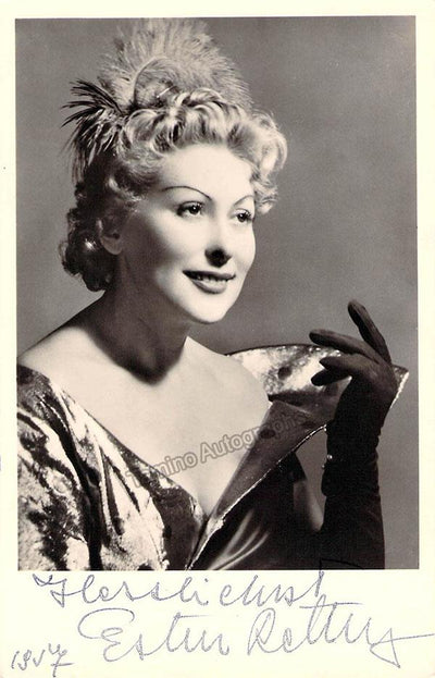 RETHY, Esther (Various Autographs)