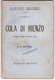 Ricci, Luigi - Cola Di Rienzo World Premiere Program 1880