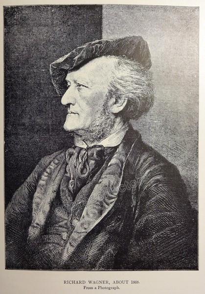 Richard Wagner - His Life and Works (by Jullien) 2 Vol. Biography with lots of illustrations, Year 1900 - Tamino