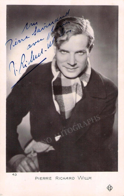 Richard-Willm, Pierre - Signed Photograph
