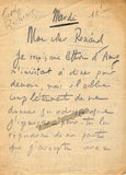 Richepin, Tiarko - 2 Autograph Notes Signed