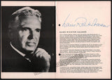 Richter-Haaser, Hans - Signed Program Kassel 1975