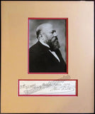 Richter, Hans - Autograph Music Quote Signed 1909