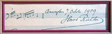 Richter, Hans - Autograph Music Quote Signed 1909