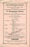 Richter, Hans - Lot of 5 Programs Vienna 1894-1896