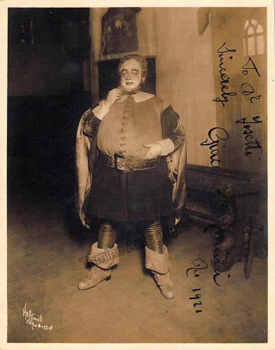 Rimini, Giacomo - Signed Photograph in Falstaff 1921