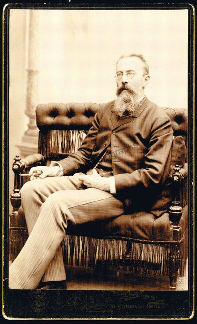 Rimsky-Korsakov, Nikolai - Large Signed Cabinet Photo 1894