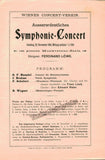 Risler, Edouard - Concert Program 1903 + Ferdinand Loewe Program 1900