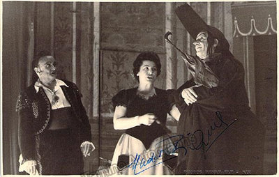 Robin, Mado - Legros, Adrien - Double Signed Photograph in Barbiere