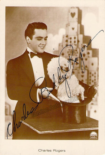 Rogers, Charles "Buddy" - Signed Photo