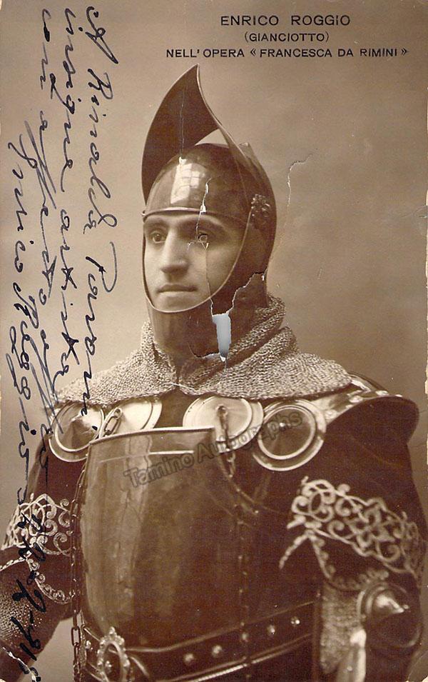 ROGGIO, Enrico - Signed Photo | Authentic Guaranteed – Tamino