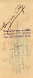 Roig Lobo, Gonzalo - Signed Check 1927
