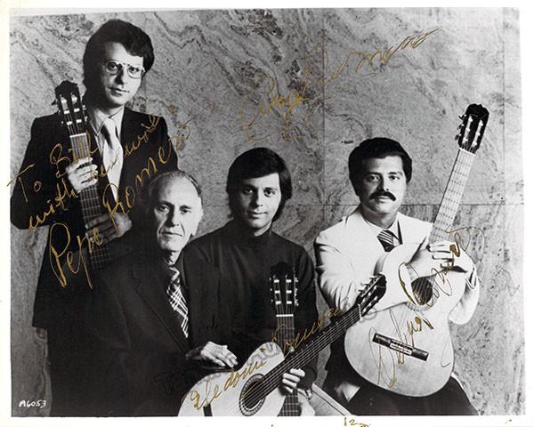 Romero Guitar Quartet - Signed Photo by All Four