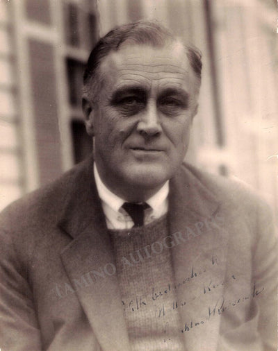 Roosevelt, Franklin Delano - Signed Photograph