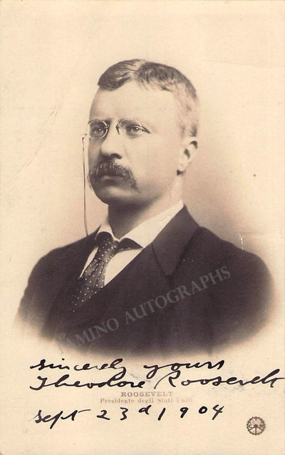 Roosevelt, Theodore - Signed Photograph 1904