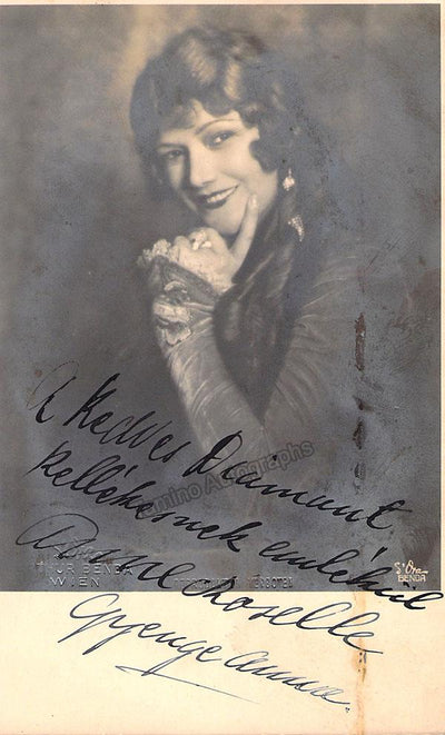 ROSELLE, Anne (Various Autographs)
