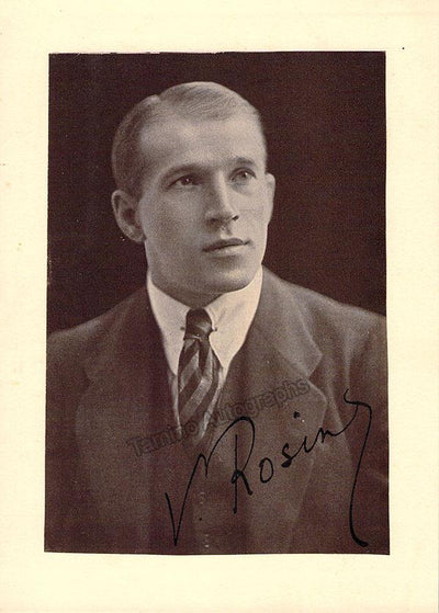 Rosing, Vladimir - Signed Photo