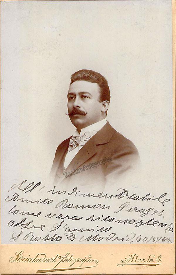 Rossato, Luigi - Signed Cabinet Photo 1897 - Tamino
