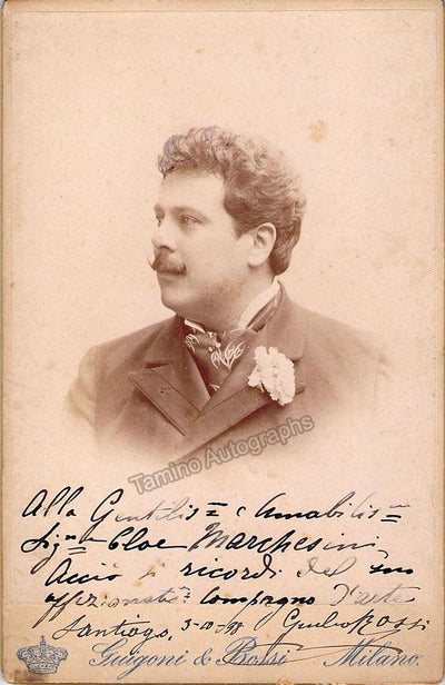 Rossi, Giulio - Signed Cabinet Photograph 1898