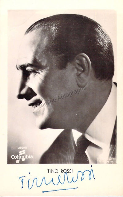 Rossi, Tino - Signed Photograph