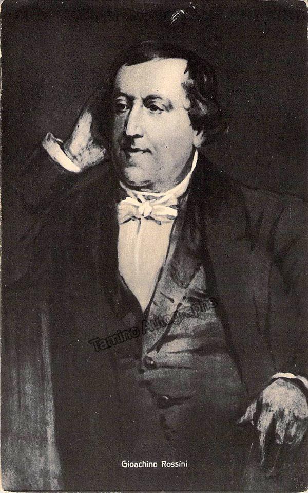 Rossini, Gioachino - Autograph Note Signed - Tamino