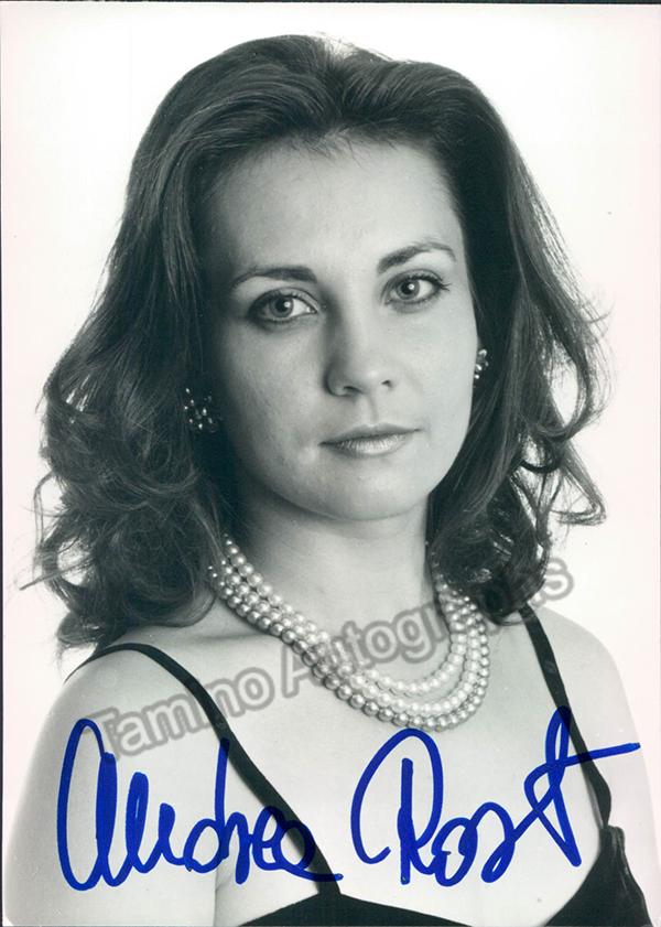 ROST, Andrea (Various Autographs) – Tamino Autographs